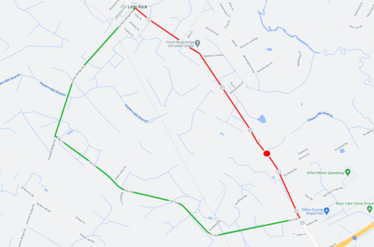 SCDOT to Close SC 9 Bridge Over Ropers Mill Branch in Dillon County for Emergency Repairs