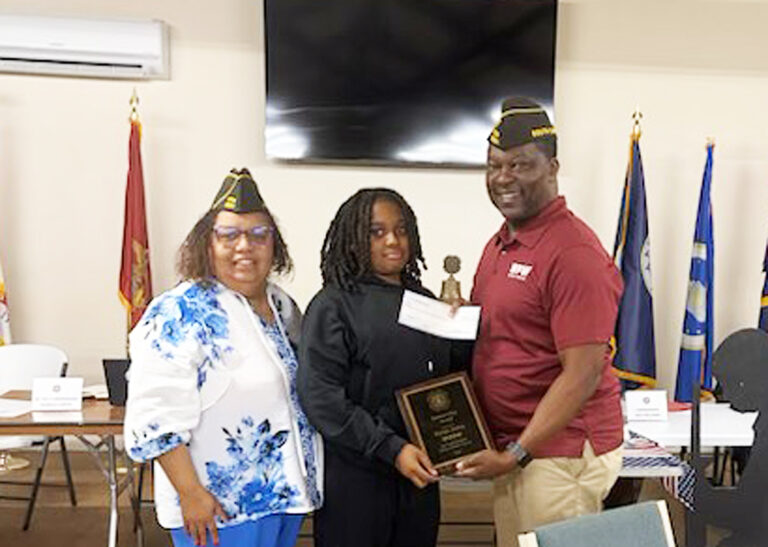 Daniel Smith Honored For Third Place Winner In South Carolina’s VFW Patriots Pen Essay Contest