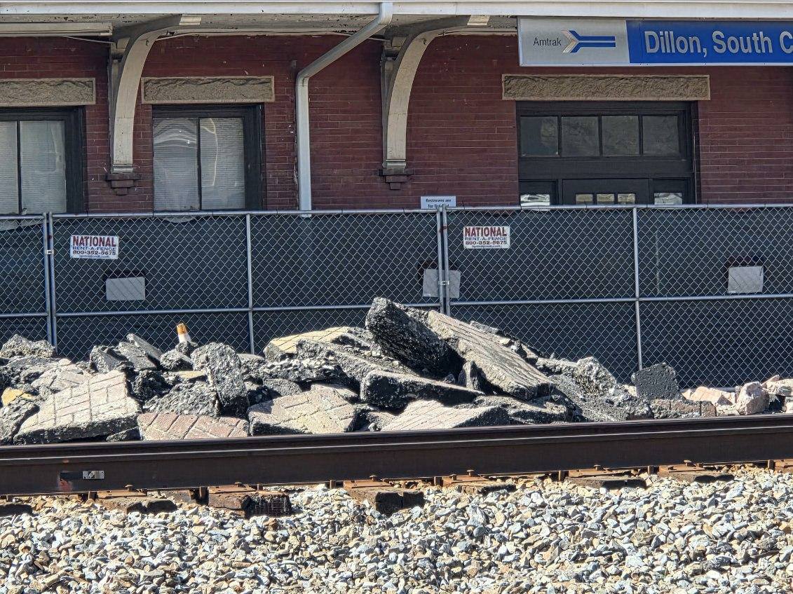 Equipment at Railroad Station