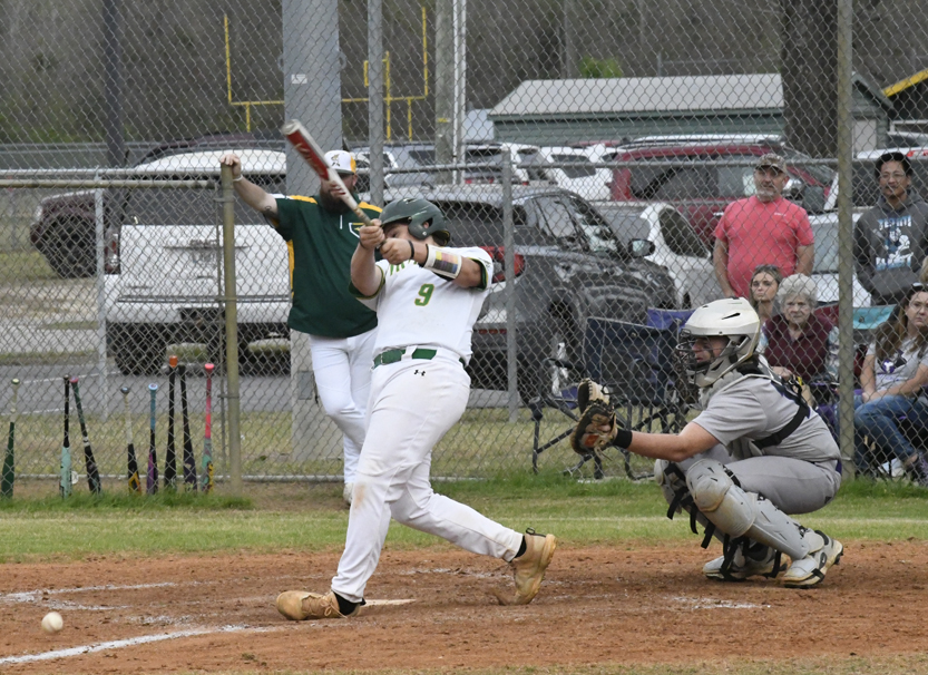 Latta's #9 hits a grounder to third