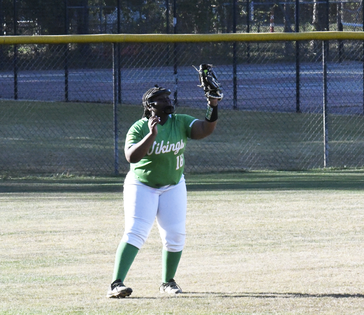Dillon's Kharli Deese flies out to left
