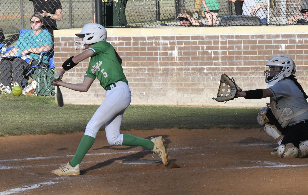 Latta's #0 hits a hot grounder to short