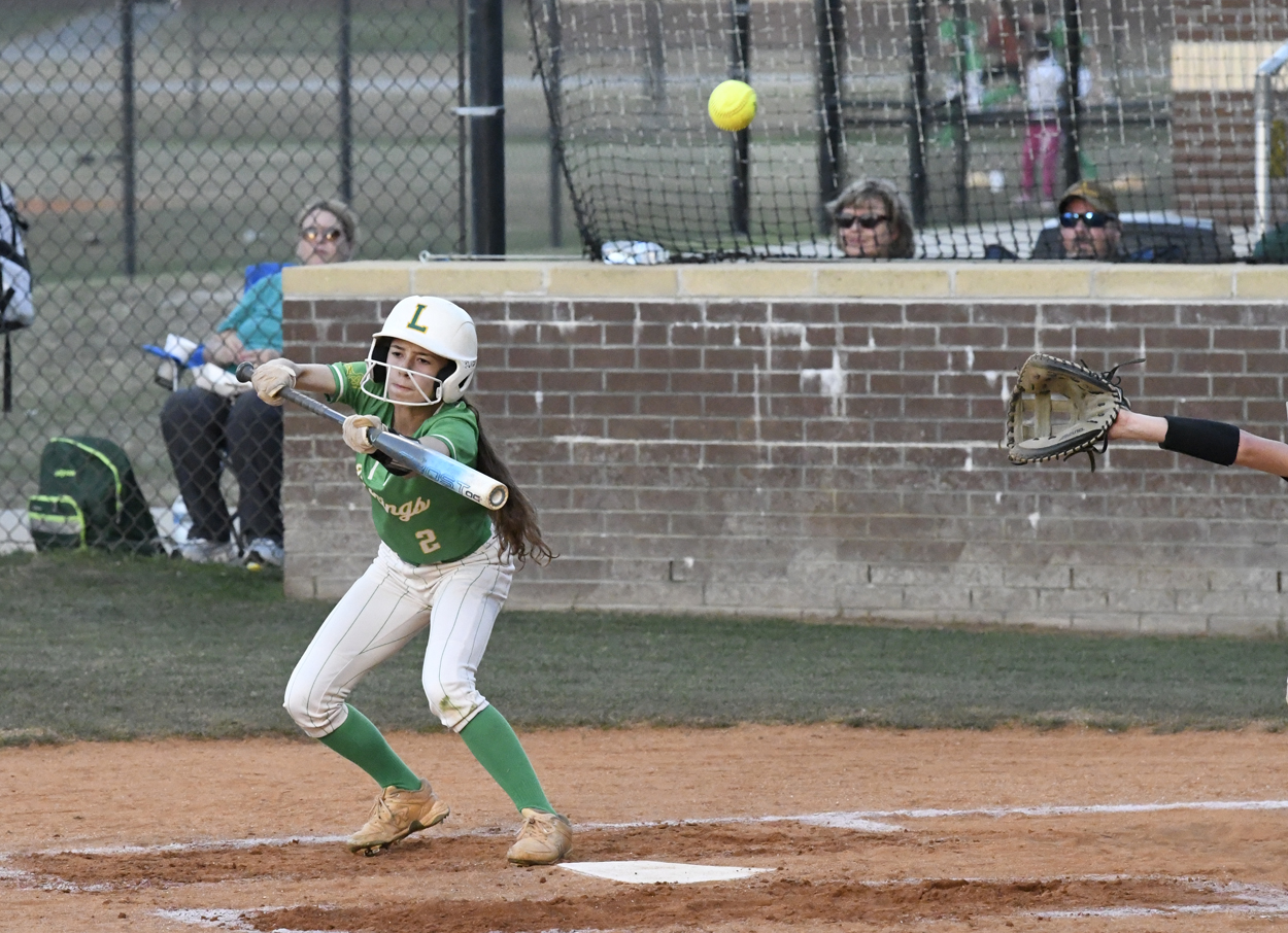 Latta's #2 bunts foul
