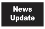 White text on a black background reads "News Update" in bold, uppercase letters.