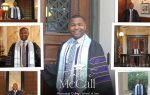 Collage of a smiling graduate in academic regalia at various locations, featuring text: "Jatorie McCall, Mississippi College School of Law."