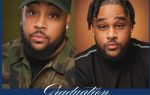 Graduation announcement featuring two portraits, blue background, text reads: Class of 2026, Masters in Psychology, GPA 4.0, Summa Cum Laude, Ira Owens, Walden University, June 2026.