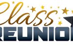The image features the words "Class Reunion" in stylized text with gold stars above the lettering.