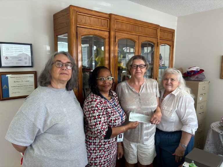 Woodmen Life Chapter 120 Presents Check To Pee Dee Coalition