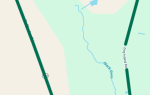 Map showing roads Cooper's Mill Rd, St Charles Rd, Dog Island Rd, and English Ln forming a route around Black River.
