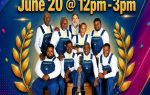 Father’s Day Musical Concert poster with group photo, event details for June 20, 12pm-3pm at Magnolia Mall, featuring Pastor Larry Williams & The Christian Jubilee.