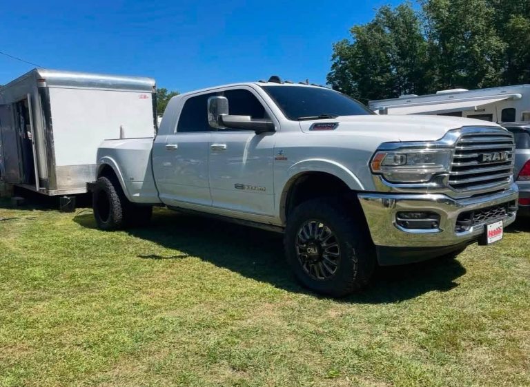 Sheriff’s Office Seeking Location Of Stolen 2019 White Ram 3500 Mega Cab Dually