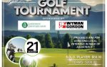 VFW 3rd Annual 2026 Golf Tournament flyer, event on August 21 at Vivian Johnson Memorial Golf Course, Dillon. Registration deadline August 8. Sponsors and contact information included.